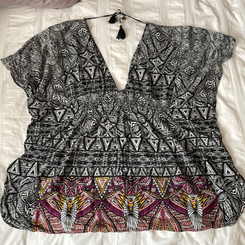 Abercrombie Swimsuit Cover Up - Deep V Caftan